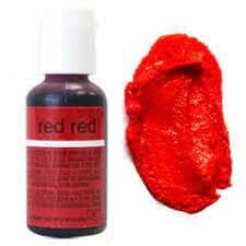 Chefmaster Liqua-gel Red Red 0.7oz/20ml Colouring The Cooks Kitchen