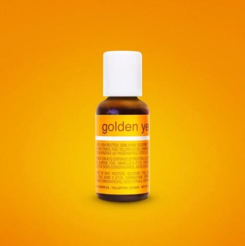 Chefmaster Golden Yellow Liqua-gel Food Coloring 20ml Colouring The Cooks Kitchen