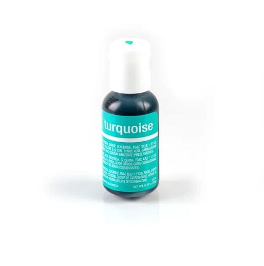 Chefmaster Liqua-gel Turquoise 0.7oz/20ml Colouring The Cooks Kitchen