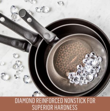 Essteele Per Salute Nonstick Induction Covered Sauté 32cm/5.7l Frypan - Chef Pan - Saute Pan The Cooks Kitchen