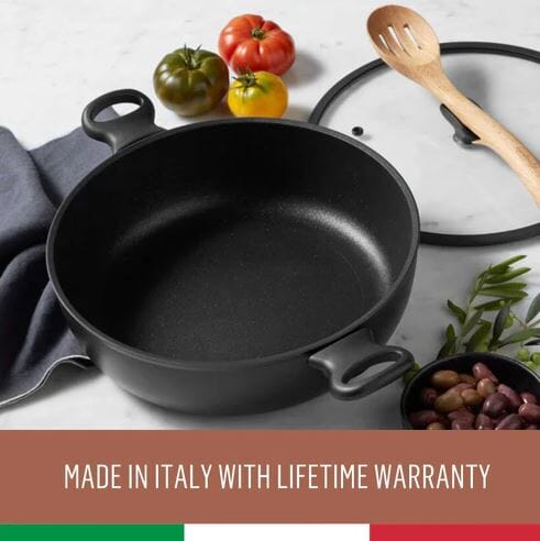 Essteele Per Domani Nonstick Induction Covered Sautéuse 30cm/5.5l Frypan - Chef Pan - Saute Pan The Cooks Kitchen