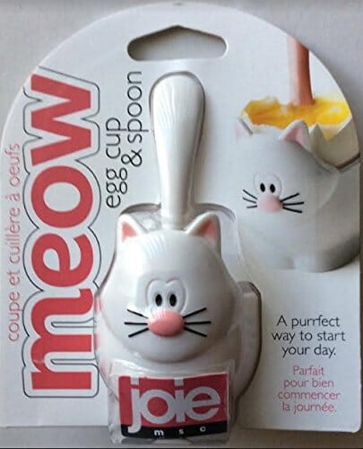 Joie Cat Egg Cup & Spoon Dinnerware Accessories The Cooks Kitchen Mandurah