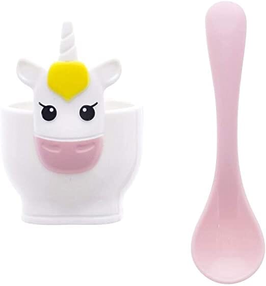 Joie Unicorn Egg Cup & Spoon Dinnerware Accessories The Cooks Kitchen Mandurah
