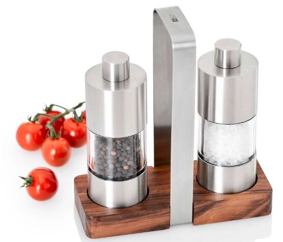 Adhoc Menage Salt & Pepper Mill Set 13cm Salt & Pepper Grinders & Mills The Cooks Kitchen
