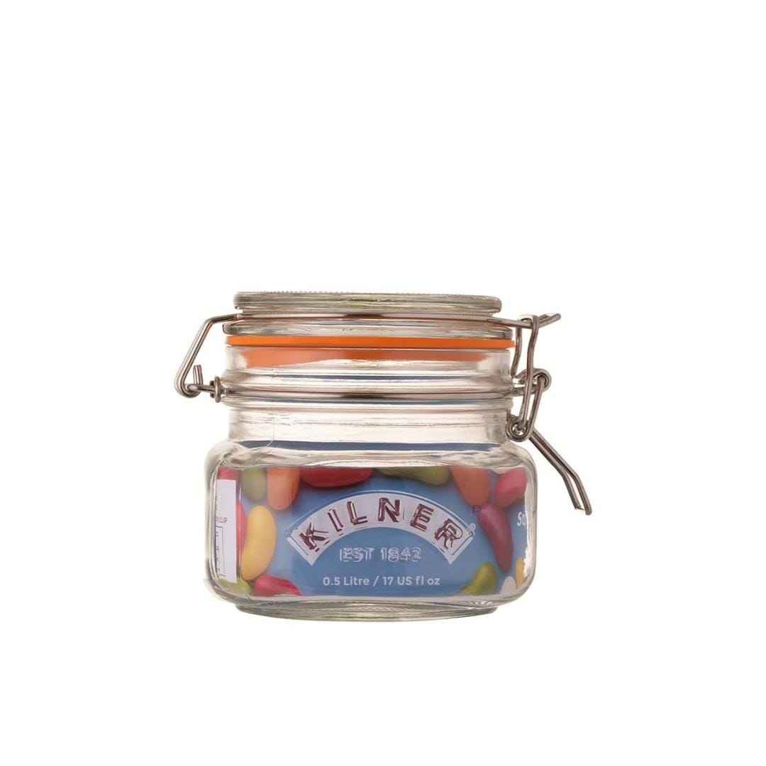Kilner Square Clip Top Jar 500ml Preserving Jars The Cooks Kitchen