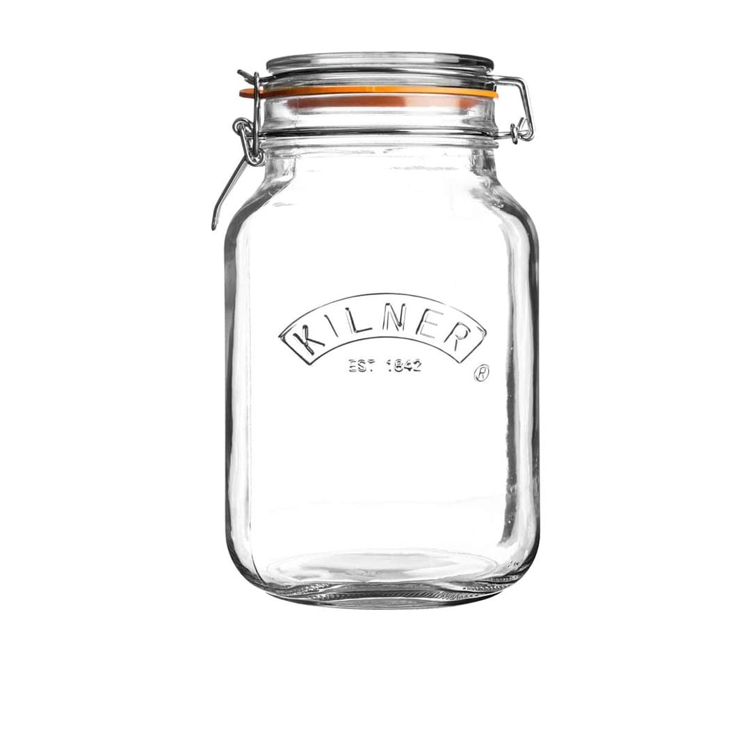 Kilner Square Clip Top Jar 1.5l Preserving Jars The Cooks Kitchen