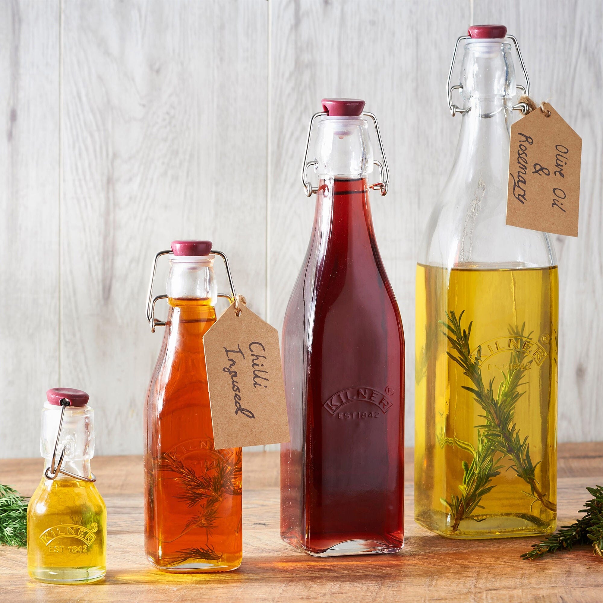 Kilner Square Clip Top Glass Bottle 550ml Preserving Jars The Cooks Kitchen