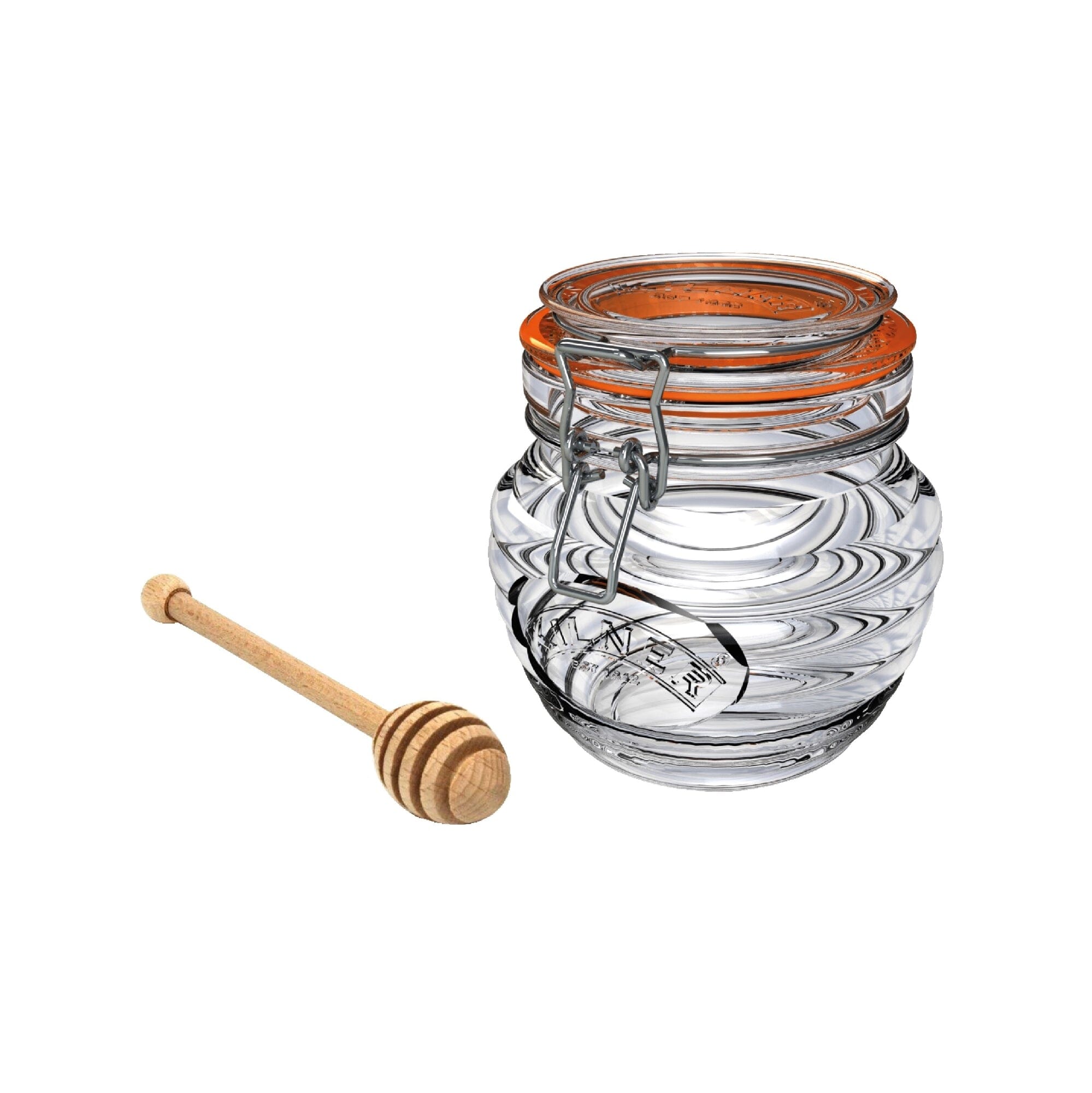 Kilner Honey Pot & Drizzler Spoon 400ml General Storage The Cooks Kitchen Mandurah