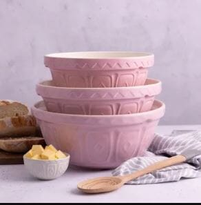 Mason Cash Pink Mixing Bowl 26cm Mixing Bowls & Pudding Bowls The Cooks Kitchen