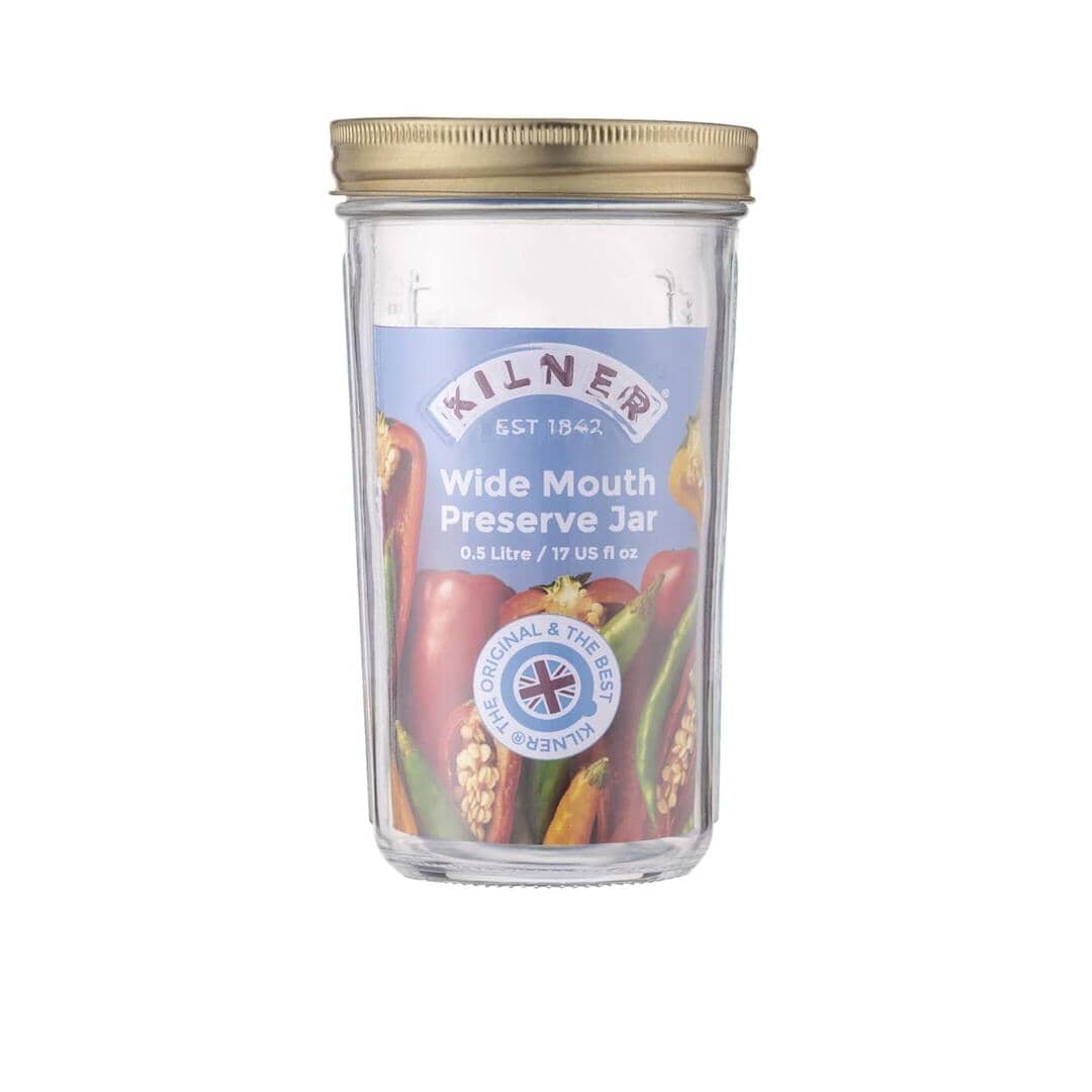 Kilner Wide Mouth Preserve Jar 500ml Preserving Jars The Cooks Kitchen
