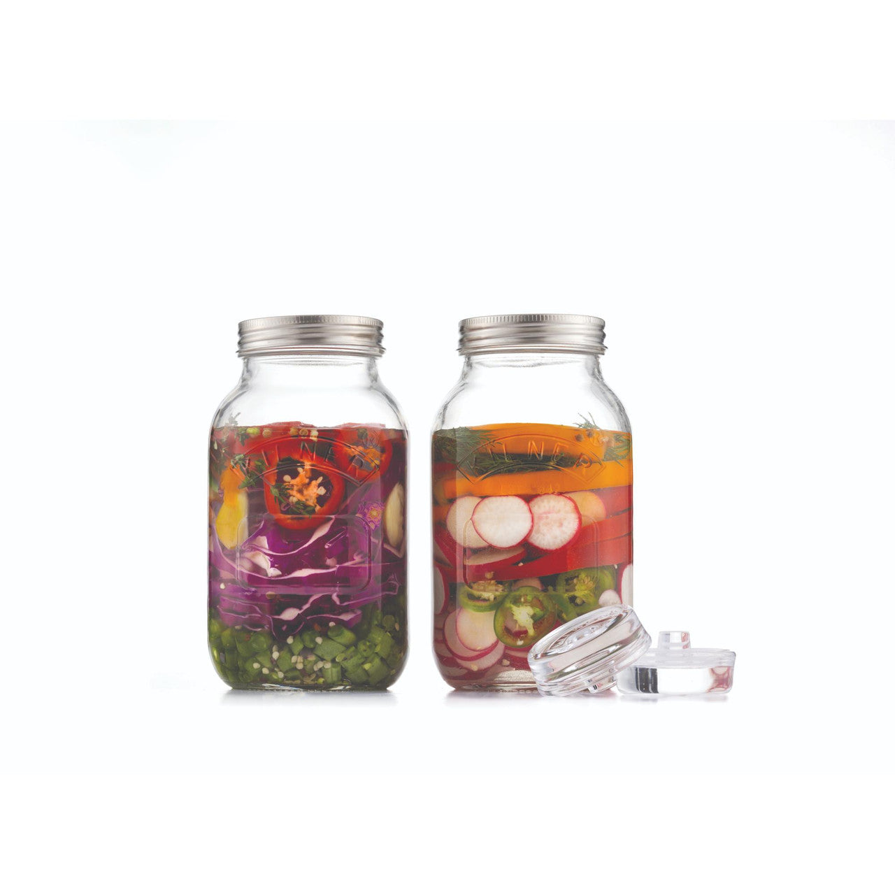 Kilner 1 Litre Fermentation Jar Set Of 2