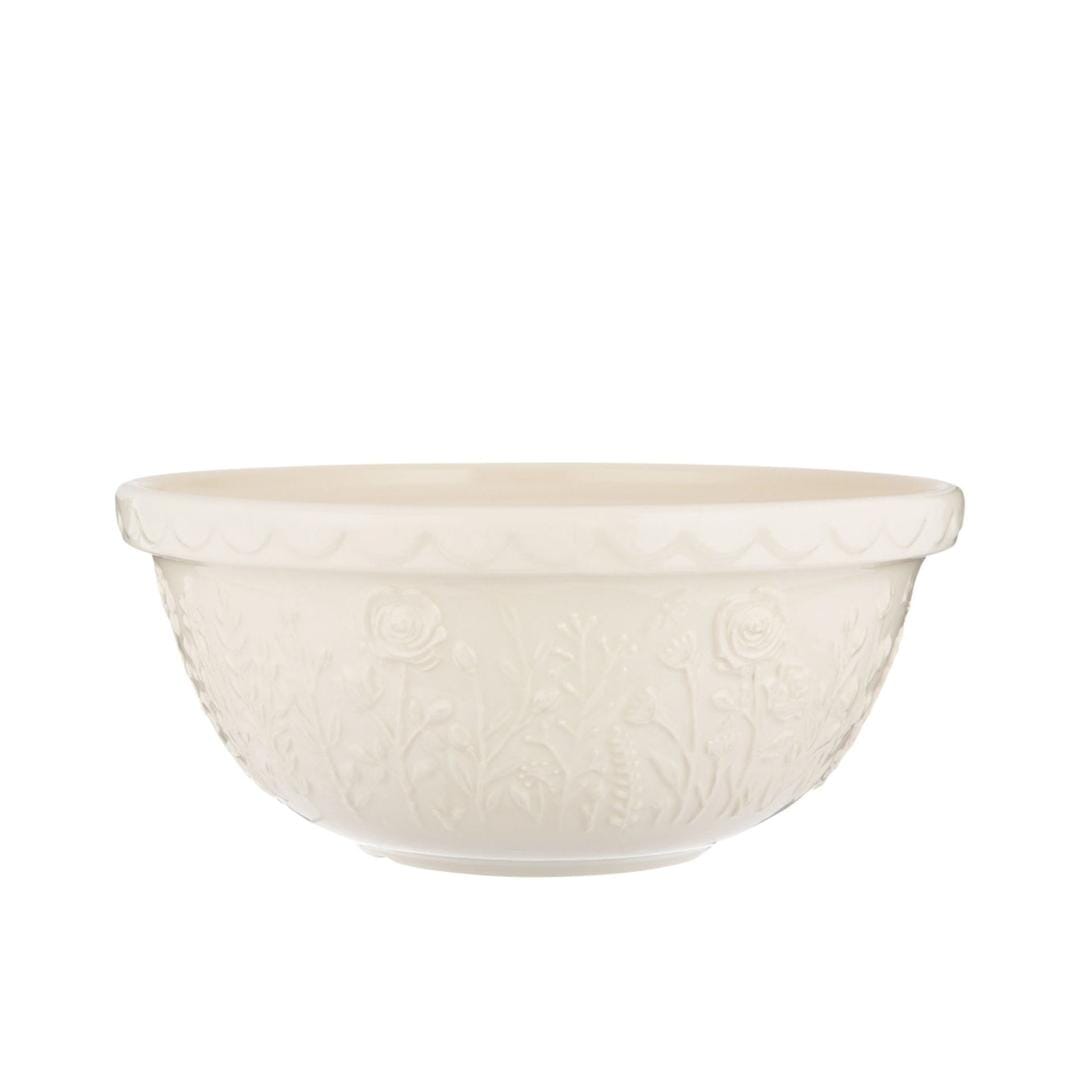 Mason Cash - In The Meadow Rose Mixing Bowl 29cm/4l Cream Mixing Bowls The Cooks Kitchen