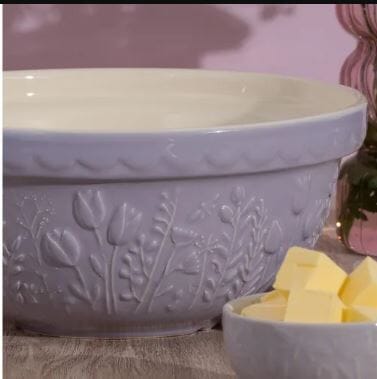Mason Cash Meadow Tulip Mix Bowl 24cm/2l Mixing Bowls & Pudding Bowls The Cooks Kitchen