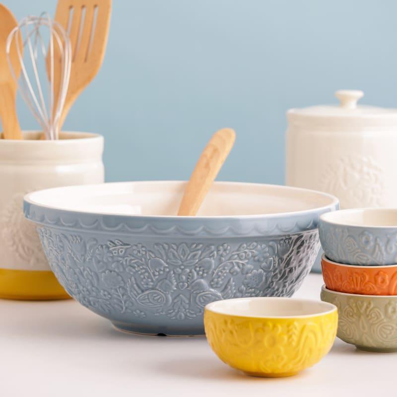 Mason Cash Home To Roost Mixing Bowl Blue 26cm/2.7l