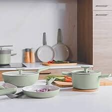 Berghoff Frying Pan Balance Sage 32cm Frypan - Chef Pan - Saute Pan The Cooks Kitchen