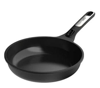 Berghoff Leo Phantom Frying Pan With Detatchable Handle - Size 24cm Black Frypan - Chef Pan - Saute Pan The Cooks Kitchen