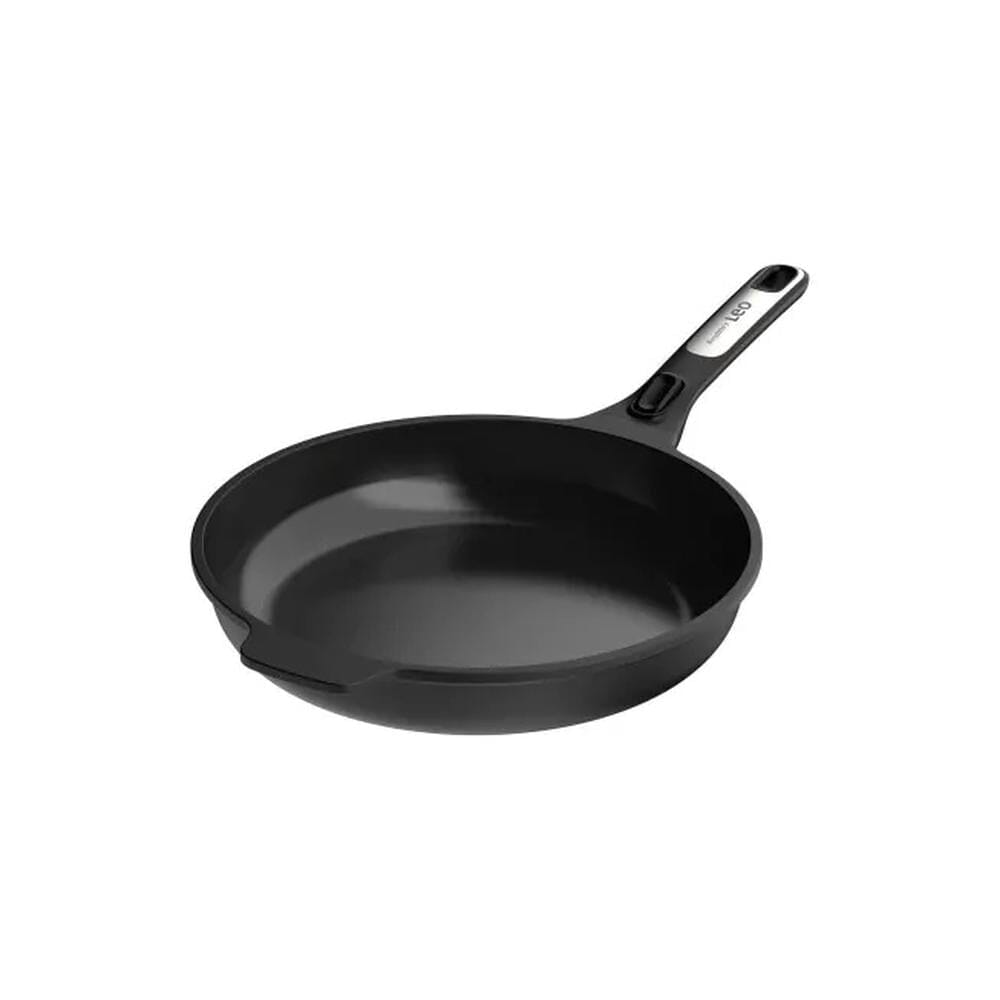 Berghoff Leo Phantom Frying Pan With Detatchable Handle - Size 28cm Black Frypan - Chef Pan - Saute Pan The Cooks Kitchen