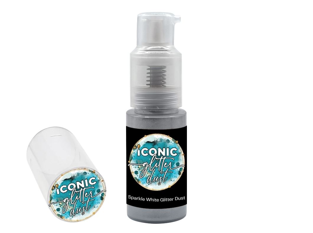 Sparkle White Puff Iconic Glitter Dust