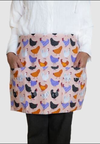 Allgifts Australia Apron(heavy Drill) Waist - Bright Hens Aprons The Cooks Kitchen