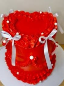 Cake Cream Swiss Meringue Buttercream Mix 400g - Vivid Red