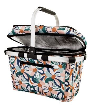 Sachi 4 Person Insulated Picnic Basket - Desert Floral Picnicware The Cooks Kitchen Mandurah