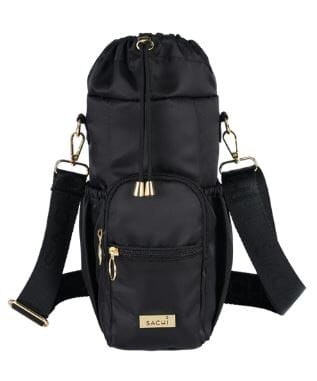 Sachi Crossbody Insulated Bottle Bag - Black Insulated Bottle Bags The Cooks Kitchen