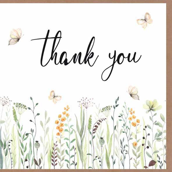Card - Thank You Meadow