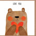 Card - Bear Love You