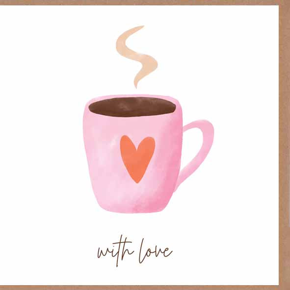 Card - With Love Coffee