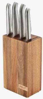 Furi Pro Block 5pc Acacia Knife Block Sets The Cooks Kitchen