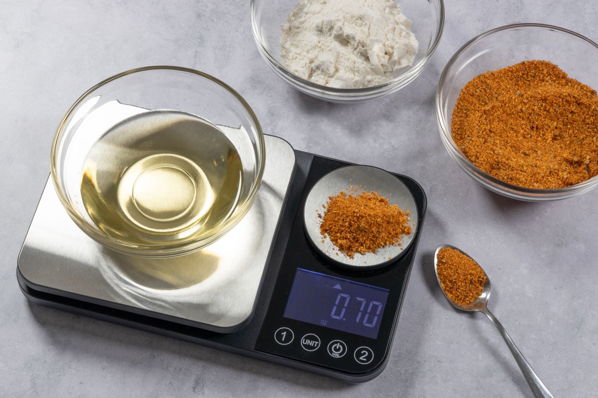 Cuisena 2 In 1 Scale 5kg - Silver