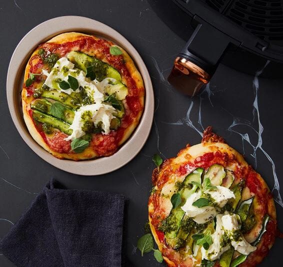 Stanley Rogers Ceramabake Ceramic Non Stick Air Fryer Pizza Pan - 15cm Pizza Trays & Stones The Cooks Kitchen