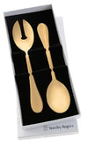 Stanley Rogers Albany Gold Salad Servers - 2pc