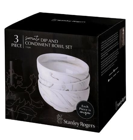Stanley Rogers Sorrento Dip Bowl Set - 11cm 3pc Servingware The Cooks Kitchen