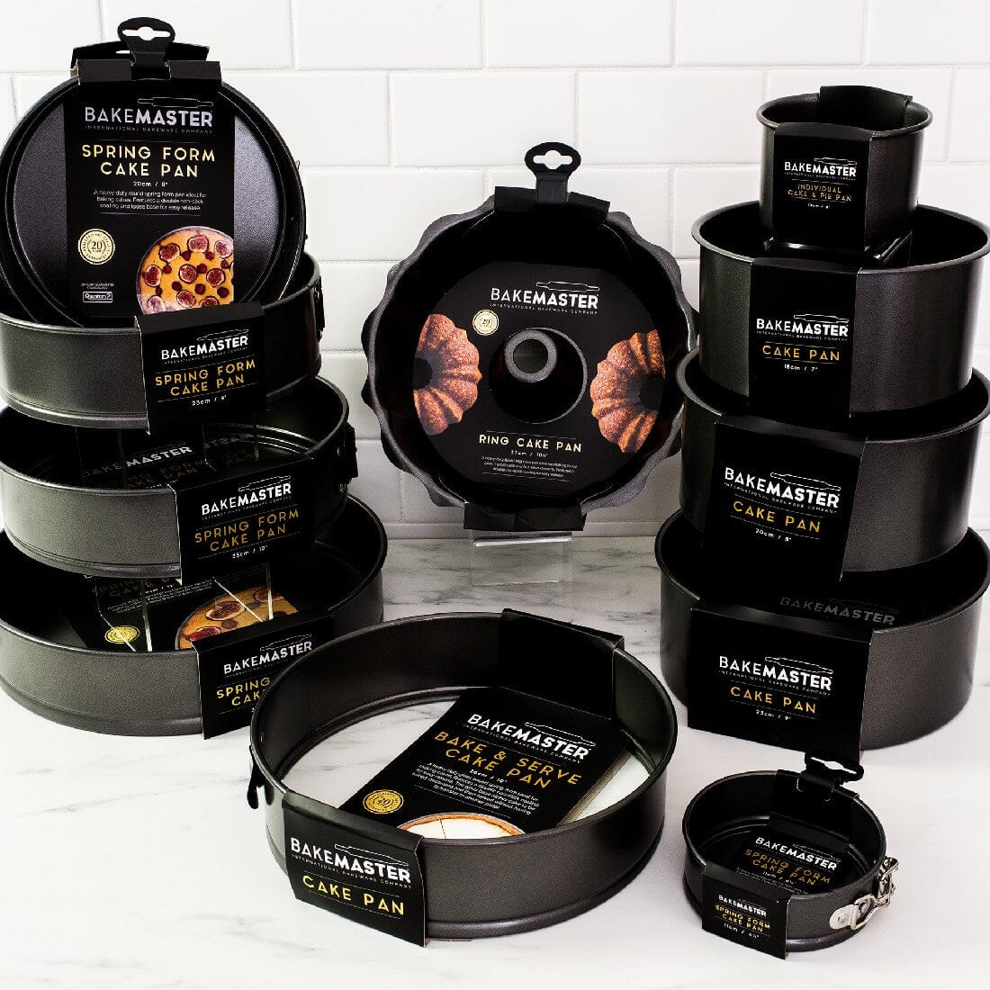 Bakemaster Loose Base Round Deep Cake Pan 18x7cm Baking Tins, Trays, Pans & Ramekins The Cooks Kitchen Mandurah