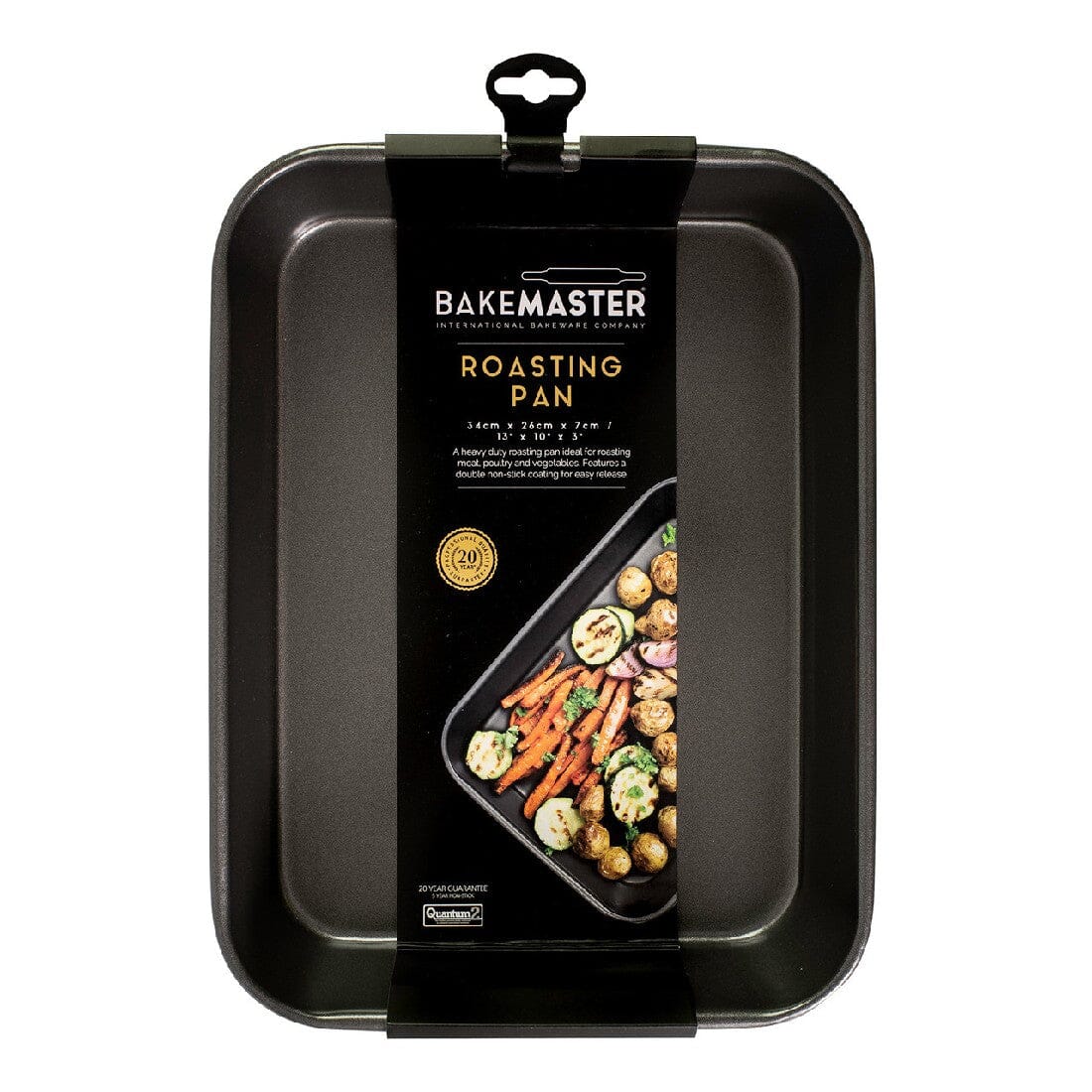 Bakemaster Medium Deep Roasting Pan 34x26x7cm Roasting & Smoking The Cooks Kitchen Mandurah