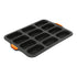 Bakemaster Silicone 12 Cup Mini Loaf 35.5x24.5cm Silicone Bakeware The Cooks Kitchen Mandurah