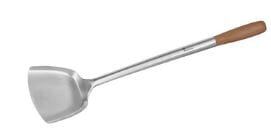Chef Inox Wok Turner S/s Wooden Handle 125x390mm Utensils The Cooks Kitchen