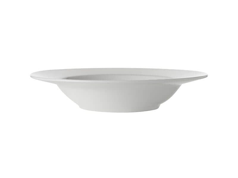 Maxwell & Williams White Basics Rim Soup Bowl 23cm Bowls The Cooks Kitchen