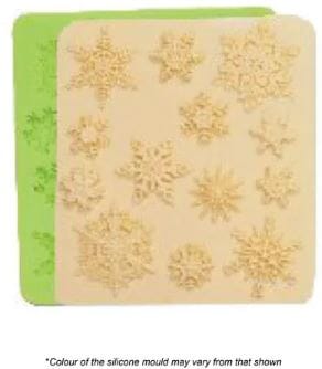 Cake Craft - Silicone Mould - Assorted Snowflakes Silicone Moulds The Cooks Kitchen