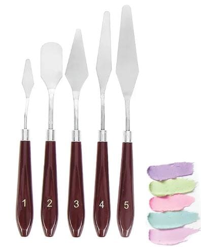 Cake Craft - Buttercream Palette Knives 5 Piece Set Palette Knives/ Cake Slicers The Cooks Kitchen