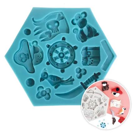 Cake Craft - Silicone Mould - Pirates Bounty