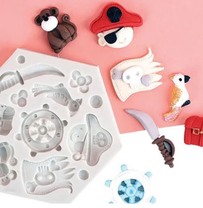 Cake Craft - Silicone Mould - Pirates Bounty