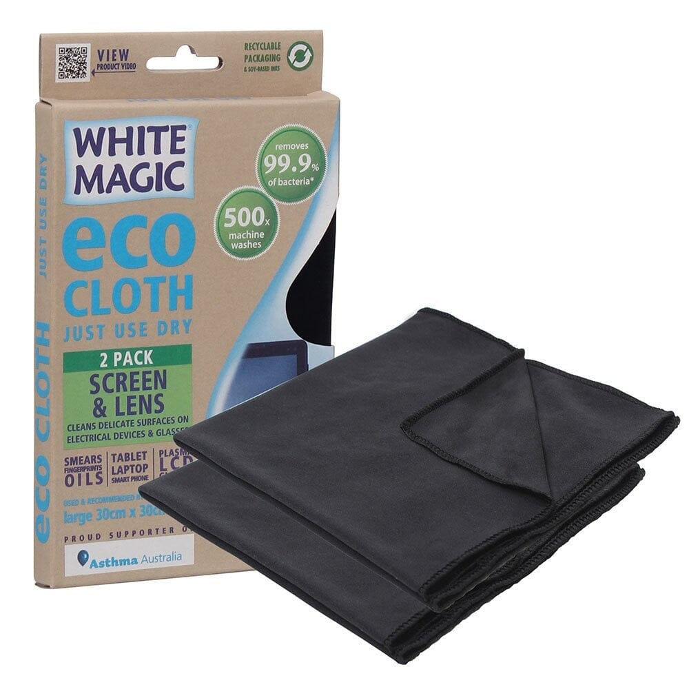 White Magic - Eco Cloth Screen & Lens Cleaning Equipment The Cooks Kitchen Mandurah