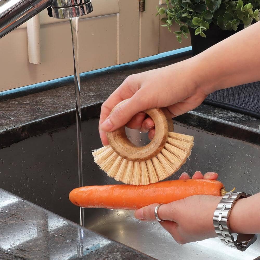 Eco Basics Plastic Free Vegetable Brush Brushes The Cooks Kitchen