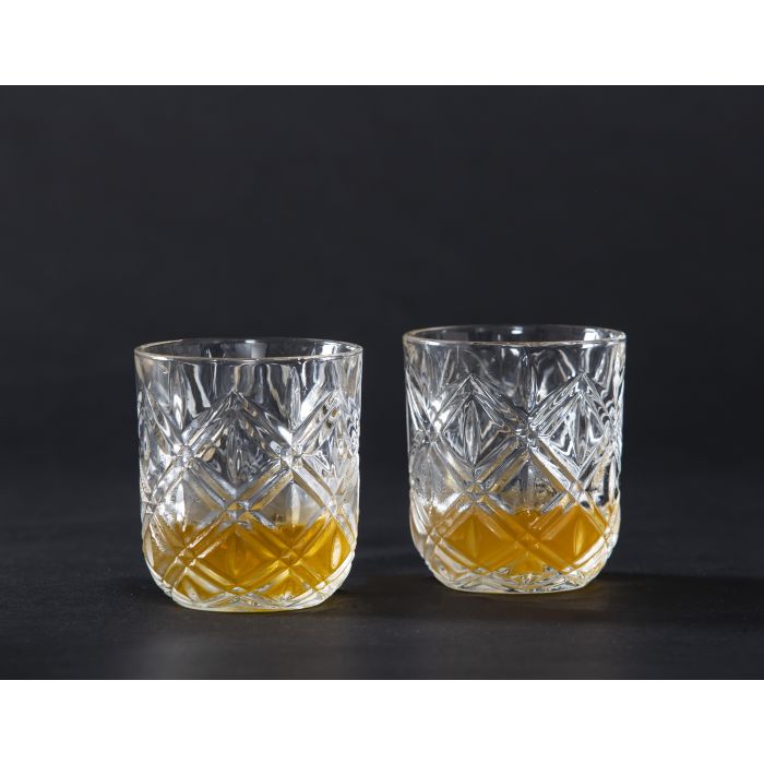 Davis & Waddell Fine Foods Deluxe Double Old Fashioned Set Of 2, 280ml
