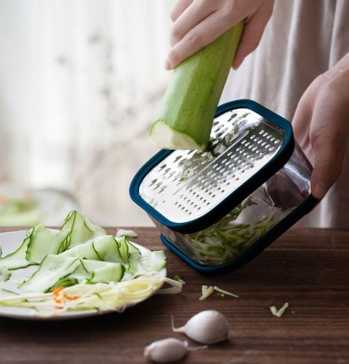 Davis & Waddell Multi Grater With Storage Corers & Graters The Cooks Kitchen