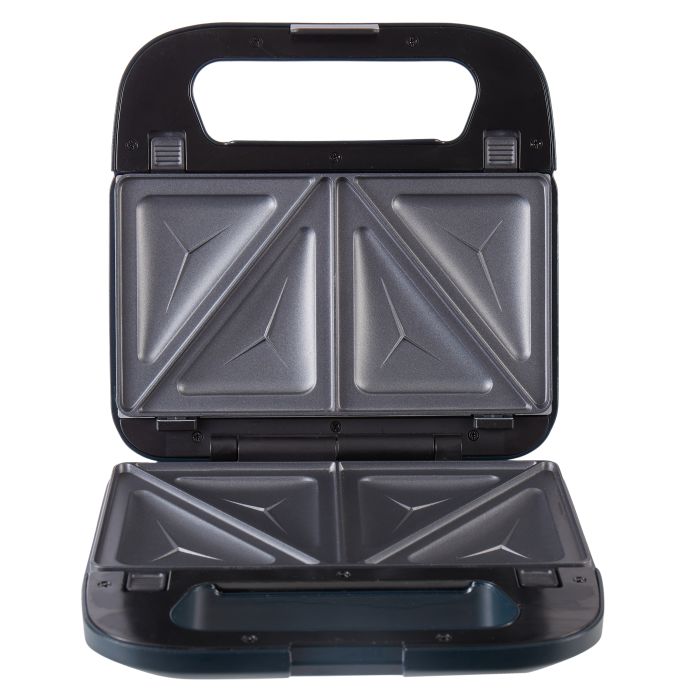Davis & Waddell 2 In 1 Electric Jaffle Maker & Grill Black 22.2x22.1x9.5cm