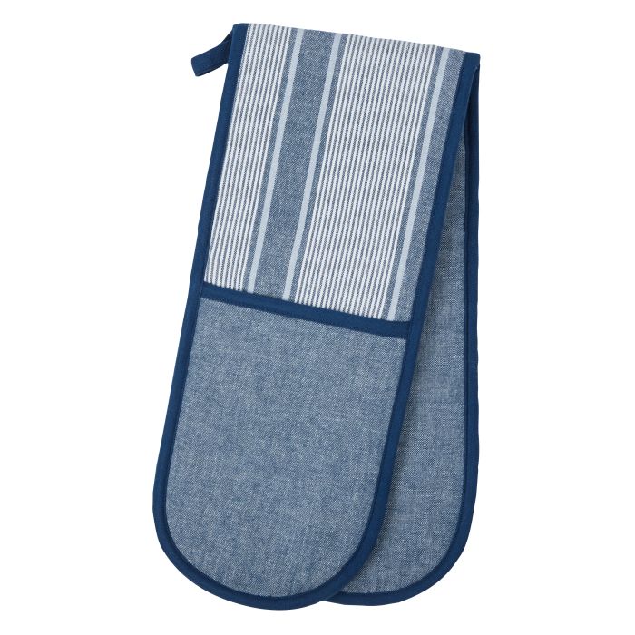 Davis & Waddel Ellis Cotton Double Oven Glove - Blue