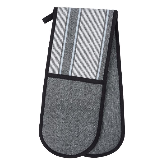 Davis & Waddel Ellis Cotton Double Oven Glove - Black